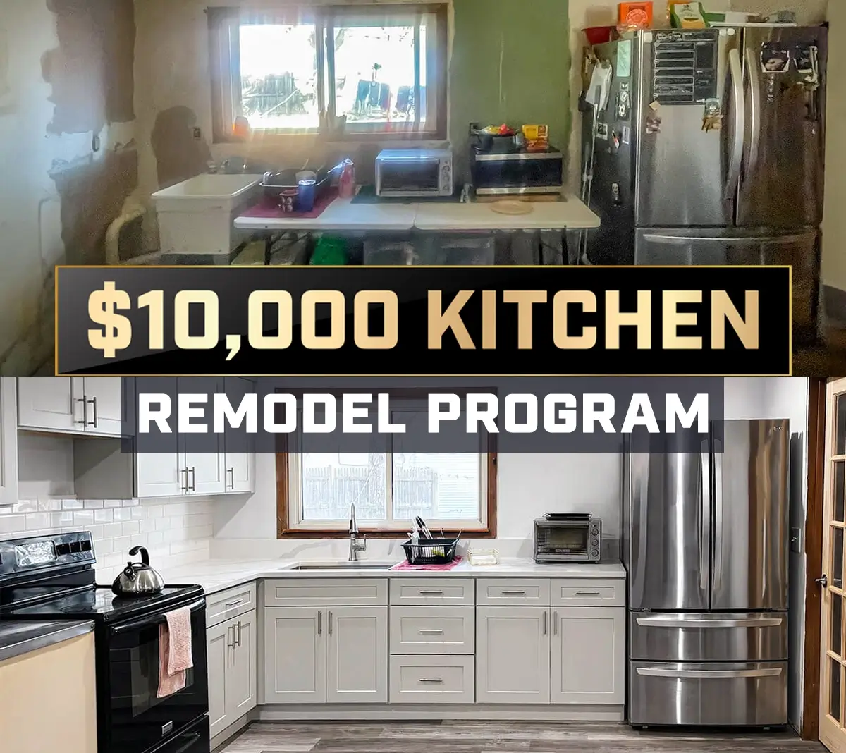 10K Kitchen project before and after photos